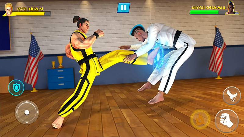 Hình ảnh Beat Em Up Fight: Karate Game MOD Dumb Enemy/God Mode